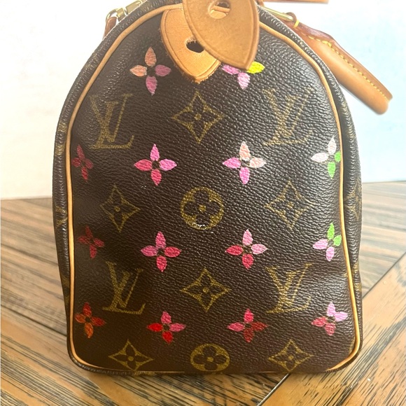 Louis Vuitton speedy 25 Vintage hand painted. - Picture 12 of 13